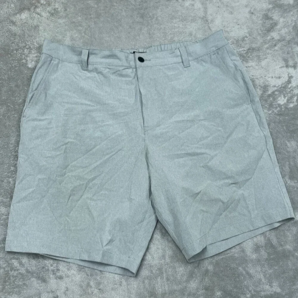 Banana Republic Gray Mens Stretch Chino Shorts Size 40 Made In Vietnam a1222
